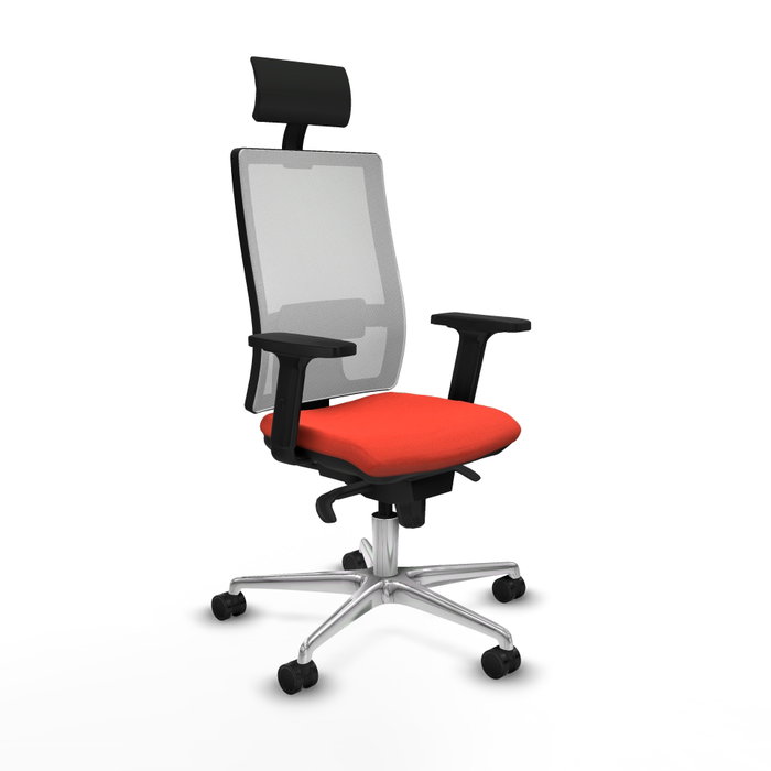PIQUERAS Y CRESPO Silla de oficina Horna Naranja oscuro y Blanco PIQUERAS Y CRESPO Silla de oficina Horna Naranja oscuro y Blanco
