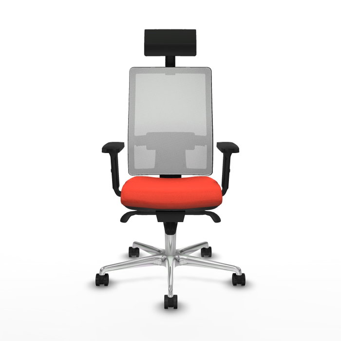 PIQUERAS Y CRESPO Silla de oficina Horna Naranja oscuro y Blanco PIQUERAS Y CRESPO Silla de oficina Horna Naranja oscuro y Blanco