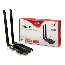 Inter-Tech Adaptador PCIe Wi-Fi 6E + BT 5.2 DMG-36 5400 Mbps