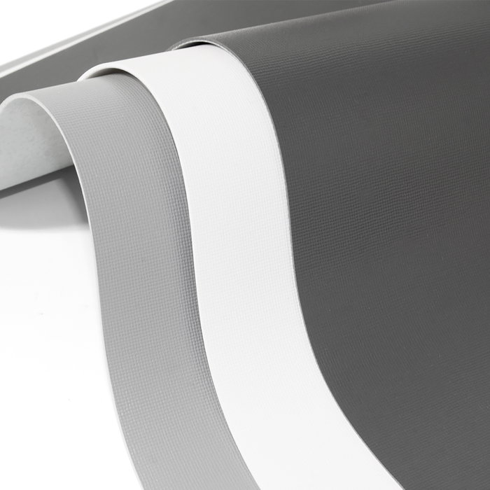 Emuca Esterilla antideslizante para cajones, Efecto textil, longitud 20m x 480mm, Plástico, Gris antracita