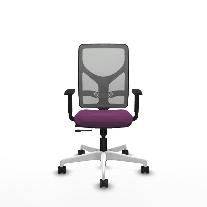 PIQUERAS Y CRESPO Silla de oficina Motilla Morado y Gris