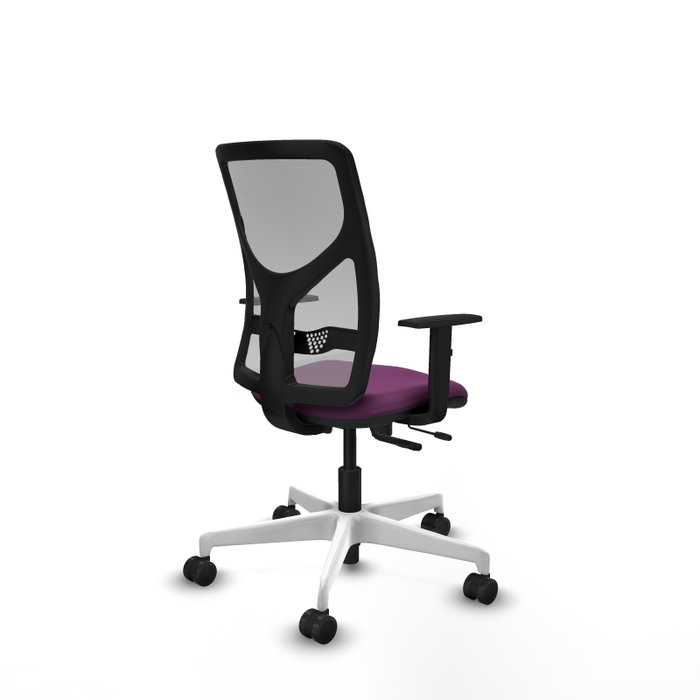 PIQUERAS Y CRESPO Silla de oficina Motilla Morado y Gris