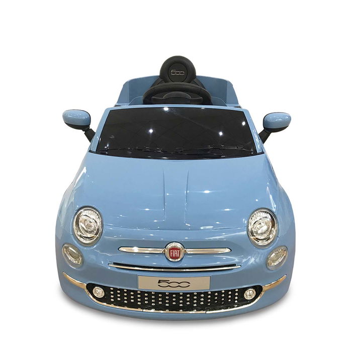 Tachan Fiat 500 6V Azul Coche Eléctrico con Radio Control Licencia Oficial
