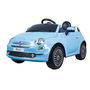 Tachan Fiat 500 6V Azul Coche Eléctrico con Radio Control Licencia Oficial