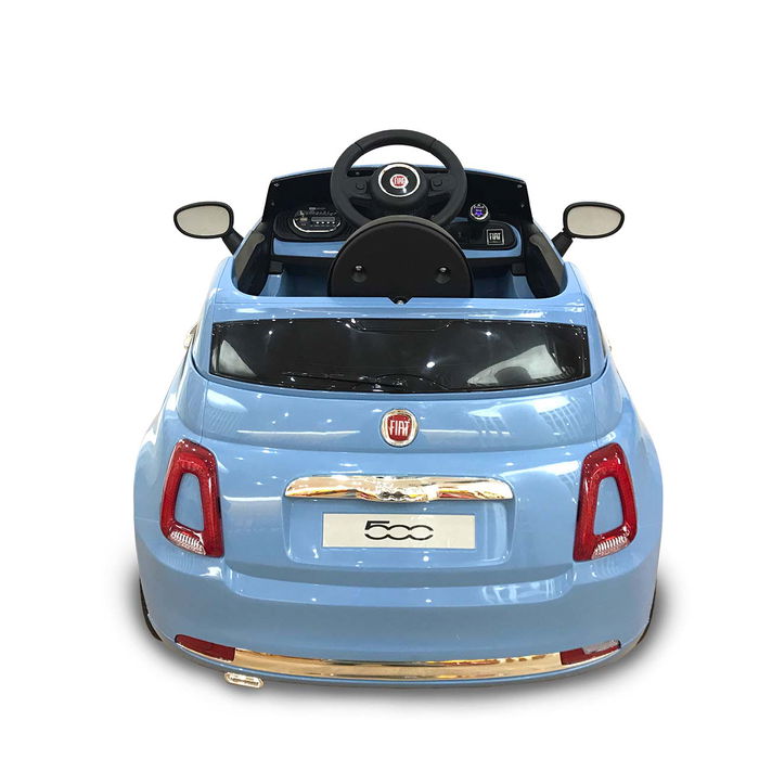 Tachan Fiat 500 6V Azul Coche Eléctrico con Radio Control Licencia Oficial