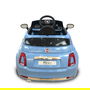 Tachan Fiat 500 6V Azul Coche Eléctrico con Radio Control Licencia Oficial