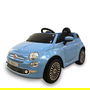 Tachan Fiat 500 6V Azul Coche Eléctrico con Radio Control Licencia Oficial