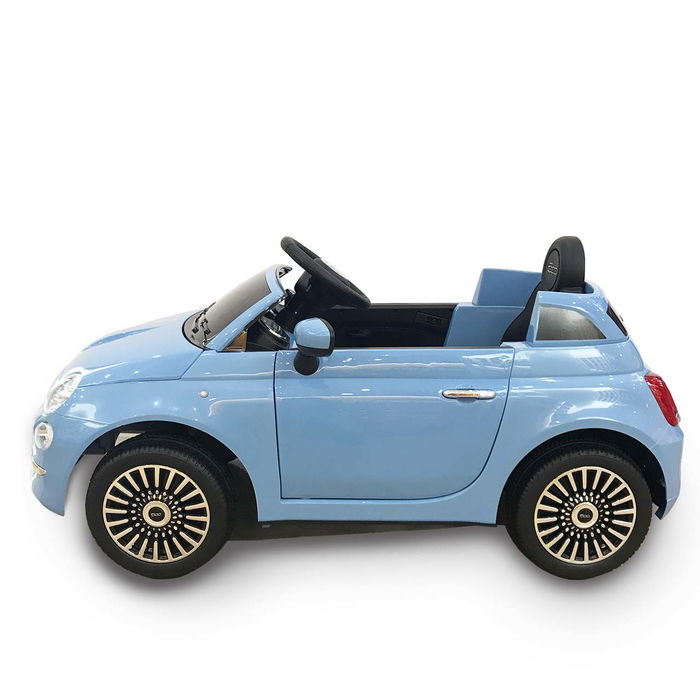Tachan Fiat 500 6V Azul Coche Eléctrico con Radio Control Licencia Oficial