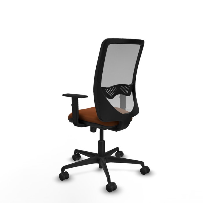PIQUERAS Y CRESPO Silla de oficina Zulema con mecanismo Sincro, Marrón y Gris PIQUERAS Y CRESPO Silla de oficina Zulema con mecanismo Sincro, Marrón y Gris