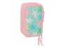 Safta Plumier Escolar Estrellas Triple Cremallera 37 Piezas