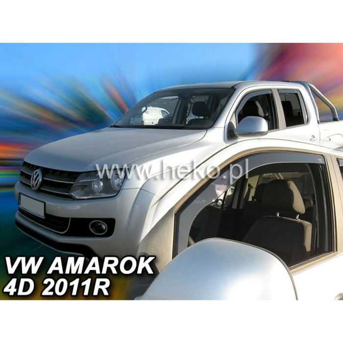 Deflector de viento HEKO HO31187 VOLKSWAGEN AMAROK Delantero 2 Piezas Deflector de viento HEKO HO31187 VOLKSWAGEN AMAROK Delantero 2 Piezas