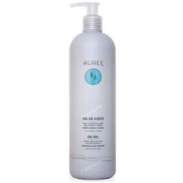 AUREE Gel de Aceite Limpia y Suaviza con Aceite de Almendras, Rosa Mosqueta y Jojoba para Pieles Secas y Sensibles 500ml