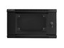 Lanberg WF02-6606-10B Bastidor de pared 6U Negro