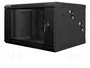 Lanberg Armario Rack 6U Doble Sección Negro 600x600mm