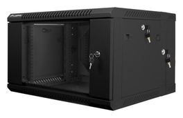 Lanberg WF02-6606-10B Armario rack 6U Doble sección Negro