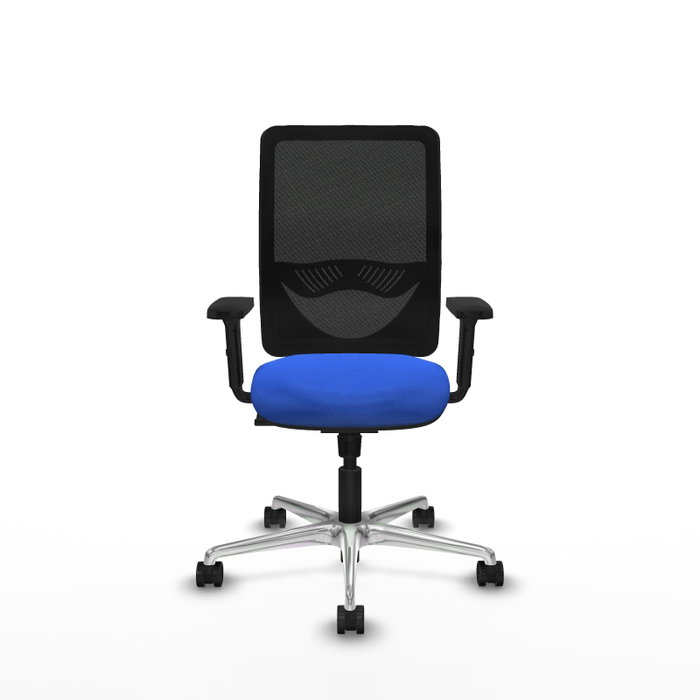 PIQUERAS Y CRESPO Silla de oficina Zulema con mecanismo Sincro, Azul y Negro PIQUERAS Y CRESPO Silla de oficina Zulema con mecanismo Sincro, Azul y Negro