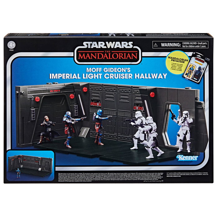 HASBRO Star Wars Playset Moff Gideons Imperial Light Cruiser Hallway + figura Mandalorian Privateer 9,5cm HASBRO Star Wars Playset Moff Gideons Imperial Light Cruiser Hallway + figura Mandalorian Privateer 9,5cm