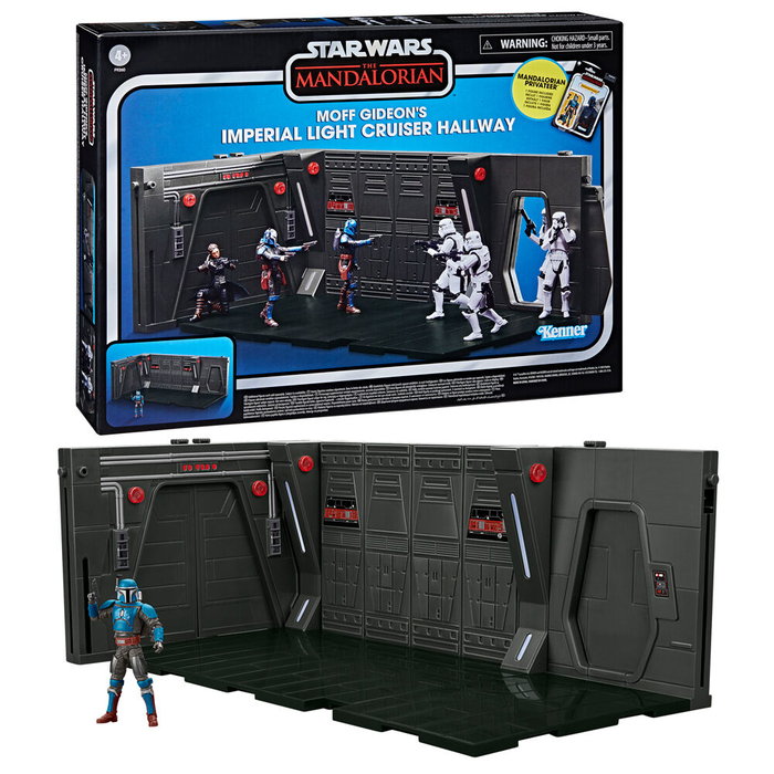 HASBRO Star Wars Playset Moff Gideons Imperial Light Cruiser Hallway + figura Mandalorian Privateer 9,5cm HASBRO Star Wars Playset Moff Gideons Imperial Light Cruiser Hallway + figura Mandalorian Privateer 9,5cm