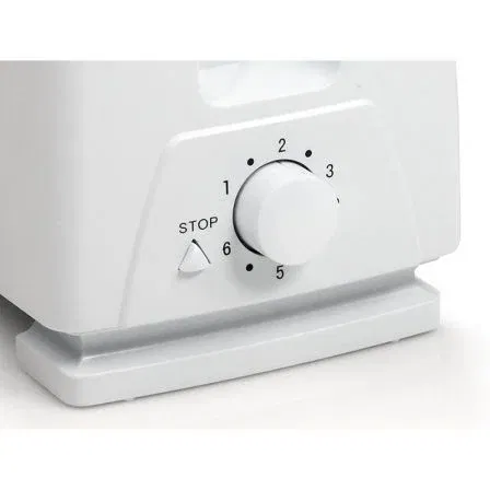 Tristar Tostador BR-1009 650W Blanco con Calienta Bollos y 6 Niveles de Tostado
