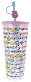 Thumbs Up Squishmallows Vaso con Paja Squish Squad 700 ml
