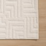Ixia Alfombra Geométrico Crudo Poliéster 160 x 1,70 x 230 cm