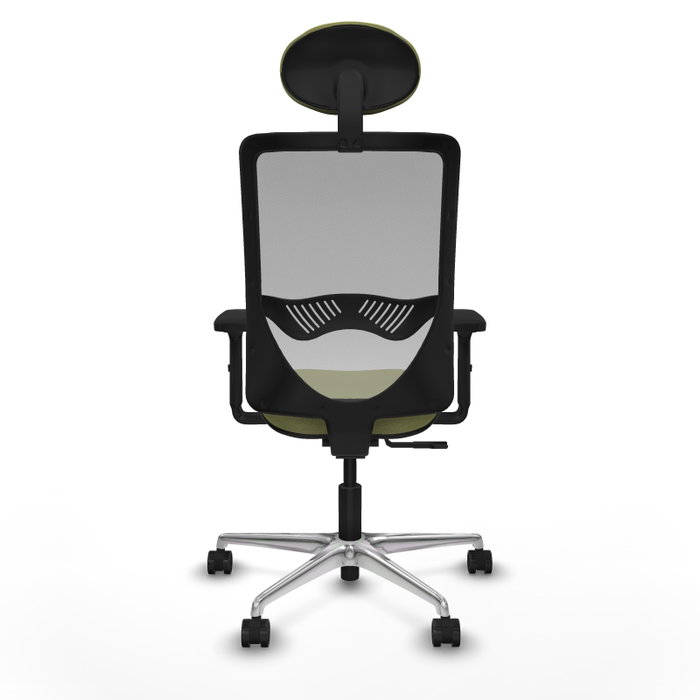 PIQUERAS Y CRESPO Silla de oficina Zulema Verde oliva y Gris PIQUERAS Y CRESPO Silla de oficina Zulema Verde oliva y Gris