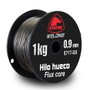 Stayer Bobina de Hilo Hueco Tubular 1 kg, e71t-gs, Ø0.9 mm, Auto Protegido para Soldadura DC sin Gas, para Equipos MIG-MAG, Placas Zincadas