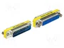 DeLOCK 65484 Adaptador de género Sub-D 25 de macho a hembra