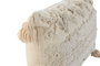 DKD Home Decor Set de 2 Cojines de Poliéster y Algodón Crudo