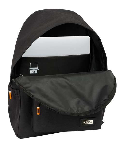 Mochila para Portátil Munich Lagoon Negro 31 x 43 x 13 cm