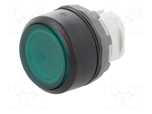 ABB Interruptor de presión verde 22mm MLB-1
