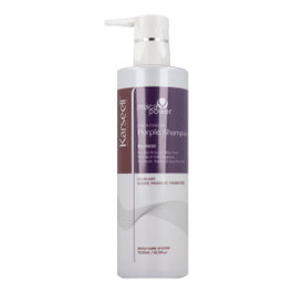 Karseell Champú Matizador Purple 500 ml - Neutraliza Tonos Amarillos en Cabellos Rubios Decolorados y Grises