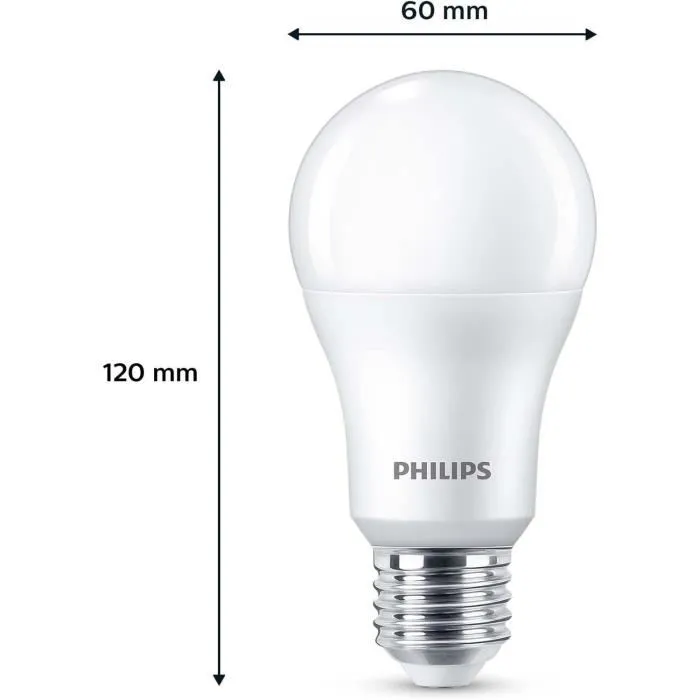 Philips PHI8719514451339 Bombilla LED A67 E27 100 W Blanco Frío No Regulable x 3