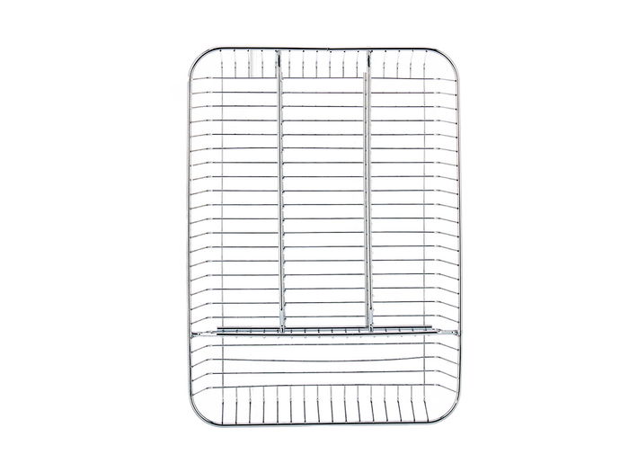 Kinvara Cubertero Metal 4 Huecos Cromado 26 x 5.5 x 35.5 cm (Set de 6)