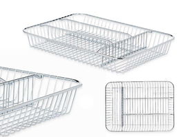 Kinvara Cubertero Metal 4 Huecos Cromado 26 x 5.5 x 35.5 cm (Set de 6)