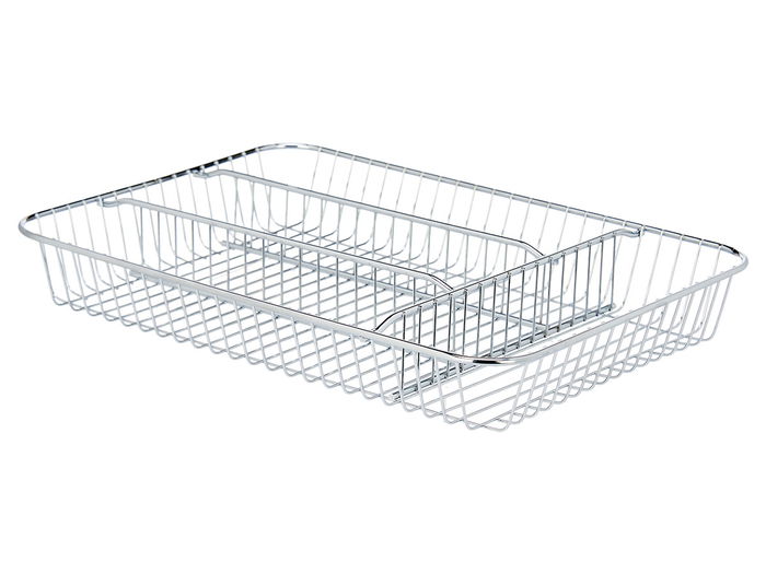 Kinvara Cubertero Metal 4 Huecos Cromado 26 x 5.5 x 35.5 cm (Set de 6)