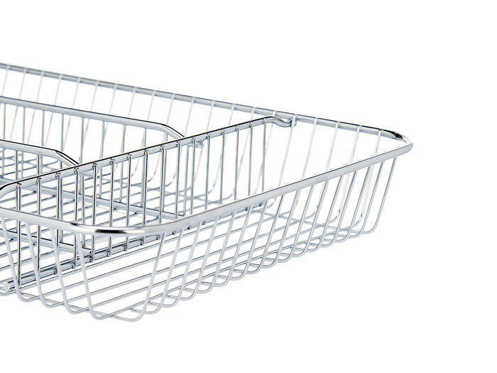 Kinvara Cubertero Metal 4 Huecos Cromado 26 x 5.5 x 35.5 cm (Set de 6)