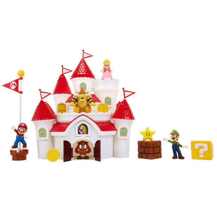 Jakks Pacific Playset Castillo Deluxe Reino Champiñon Super Mario Bros