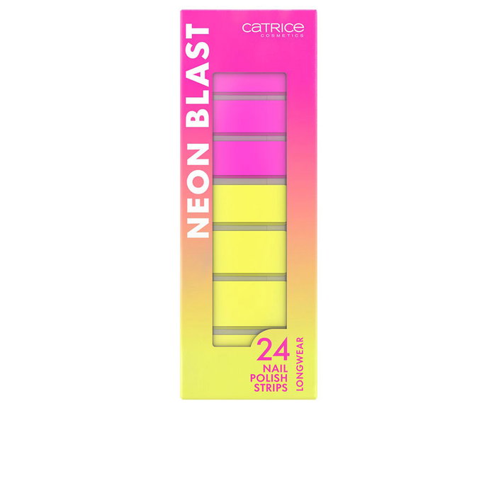 Catrice NEON BLAST Láminas de Uñas Autoadhesivas #010-Neon Explosion, 24 Uñas Postizas en Rosa y Amarillo Neon, 8 Tamaños Catrice NEON BLAST Láminas de Uñas Autoadhesivas #010-Neon Explosion, 24 Uñas Postizas en Rosa y Amarillo Neon, 8 Tamaños