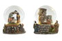 DKD Home Decor Bola de Decoración LED de Cristal Multicolor