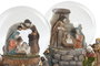 DKD Home Decor Bola de Decoración LED de Cristal Multicolor