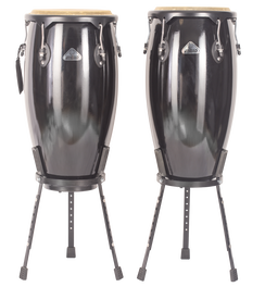 Jinbao Congas Jbsh3Bk Negras 11 3/4 + 12 1/2