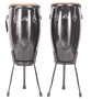 Jinbao Congas Jbsh3Bk Negras 11 3/4 + 12 1/2