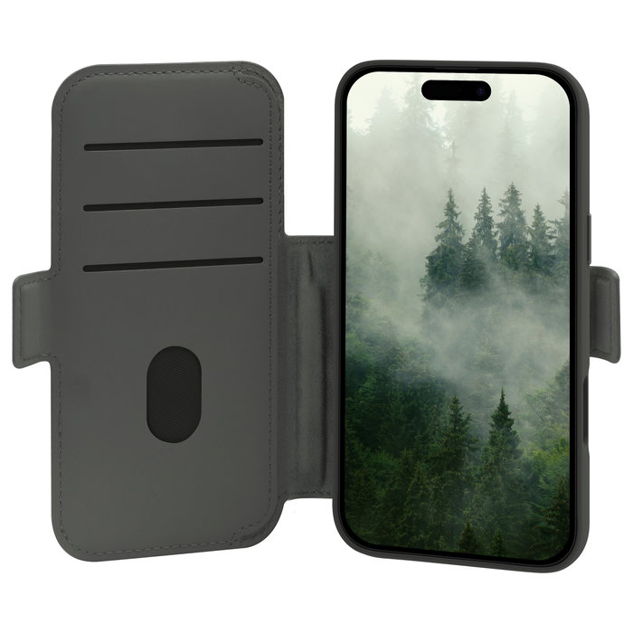 Dbramante1928 Lynge Funda con tapa para iPhone 17 Pro Max, Compatible MagSafe, Sombra del Bosque