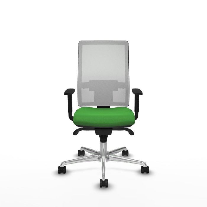PIQUERAS Y CRESPO Silla de oficina Horna con mecanismo Sincro, Verde y Blanco PIQUERAS Y CRESPO Silla de oficina Horna con mecanismo Sincro, Verde y Blanco