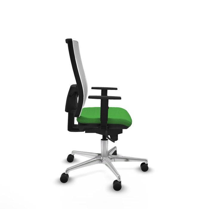 PIQUERAS Y CRESPO Silla de oficina Horna con mecanismo Sincro, Verde y Blanco PIQUERAS Y CRESPO Silla de oficina Horna con mecanismo Sincro, Verde y Blanco