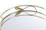 DKD Home Decor Bandeja de Metal Espejo Dorado 30,5x30,5x4,5 cm