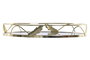 DKD Home Decor Bandeja de Metal Espejo Dorado 30,5x30,5x4,5 cm