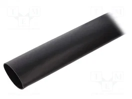 HELLERMANNTYTON Tubo termoretráctil con pegamento 50,8mm 6:1 Negro