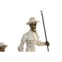 DKD Home Decor Figura de Quijote Blanco y Dorado